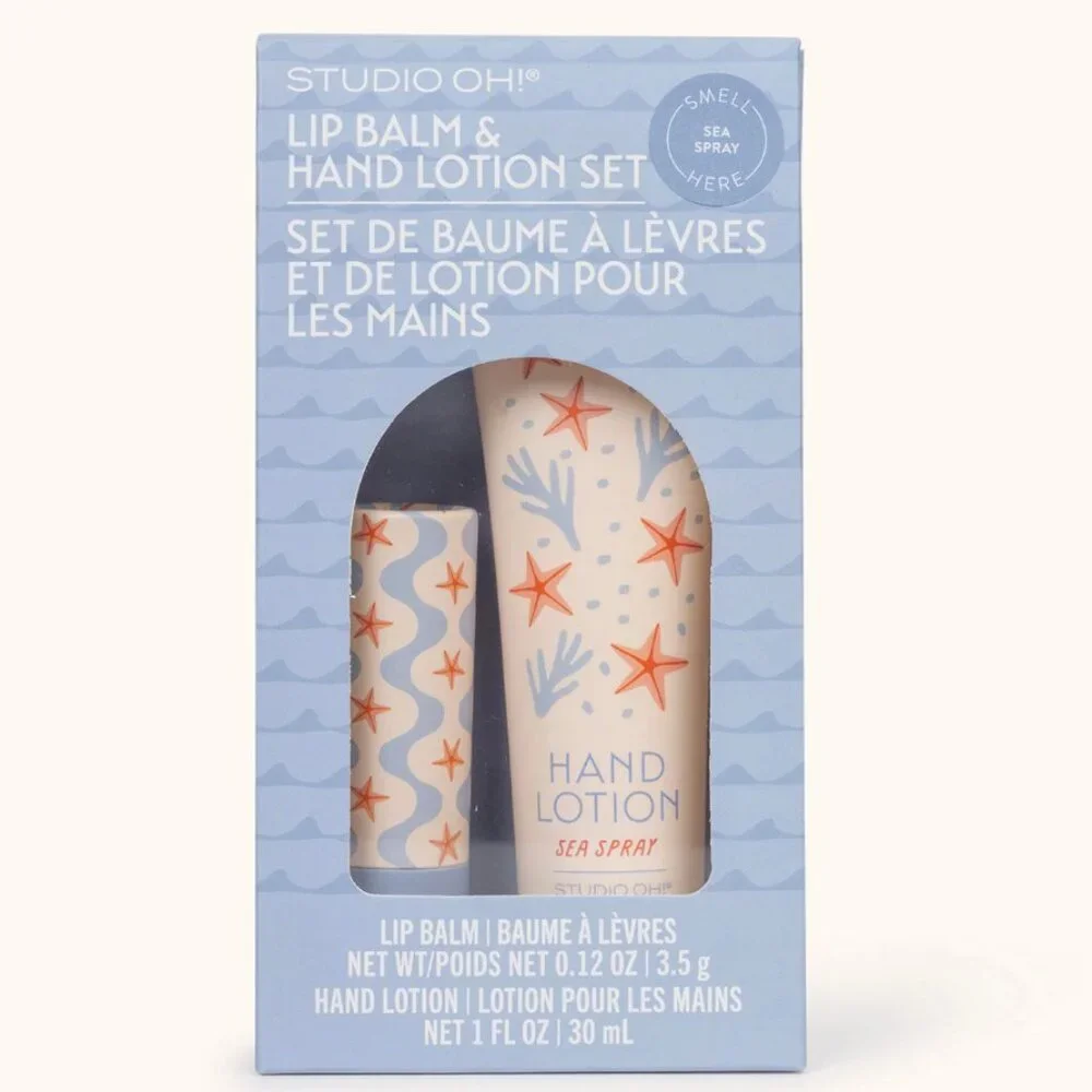 Studio Oh Sea Life Lip Balm & Hand Lotion Set